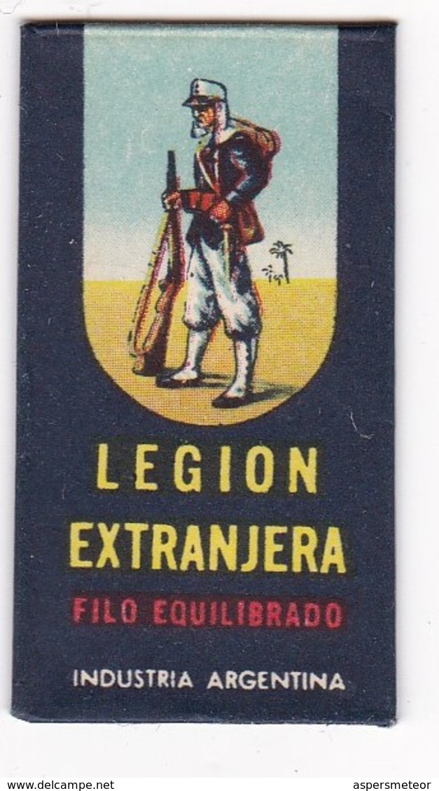 LEGION EXTRANGERA, INDUSTRIA ARGENTINA. RAZOR BLADE LAME DE RAISOR HOJA DE AFEITAR. CIRCA 1930s - BLEUP - Lames De Rasoir