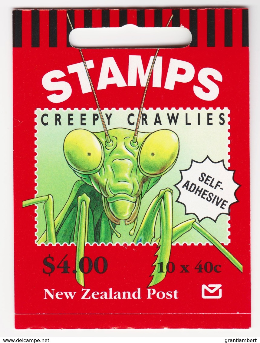 New Zealand 1997 Creepy Crawlies Booklet CTO - Booklets