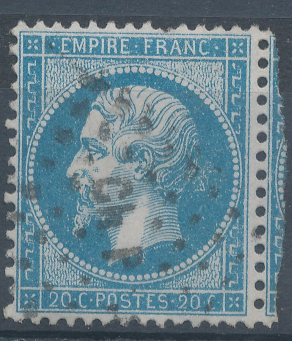 N°22  NUANCE ET OBLITERATION. - 1862 Napoléon III