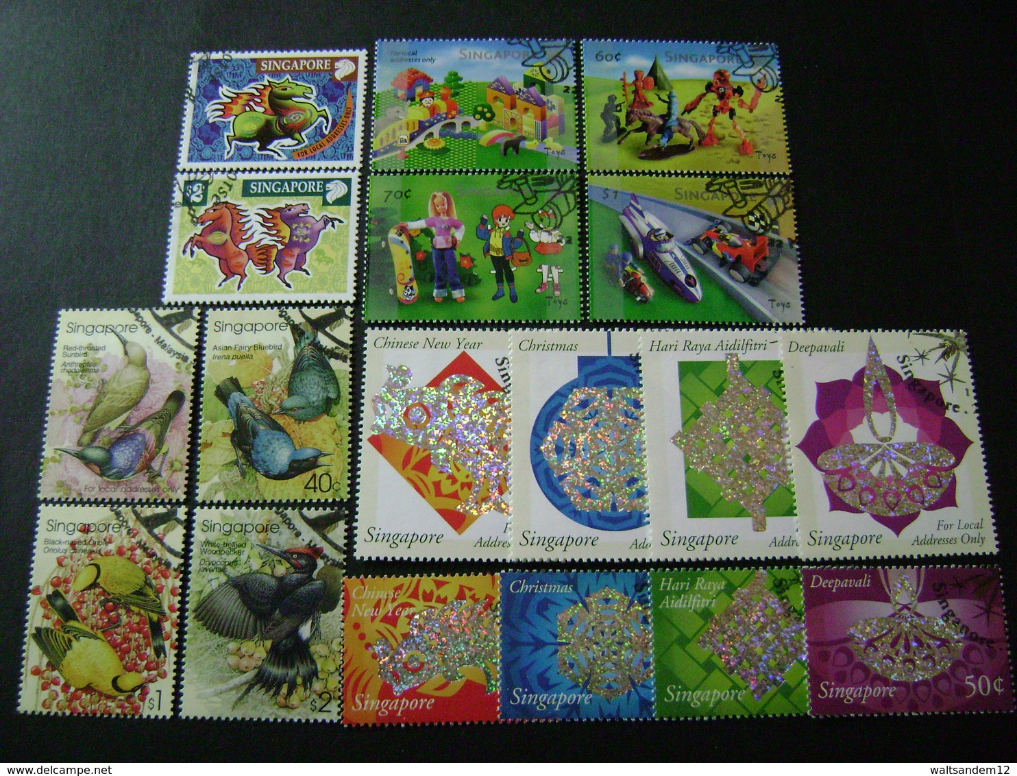 Singapore 2002 Commemorative/special Issues (SG 1143, 1145, 1147-1234, 1237-1257, 1259-1260) 3 Images - Used - Singapore (1959-...)