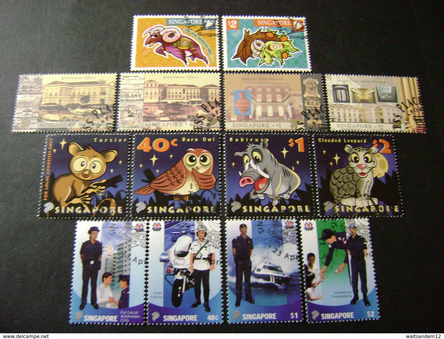 Singapore 2003 Commemorative/special Issues (SG 1262-1271,1273-78,1300-02,1304-07,1309-1328,1351-54) 3 Images - Used - Singapore (1959-...)