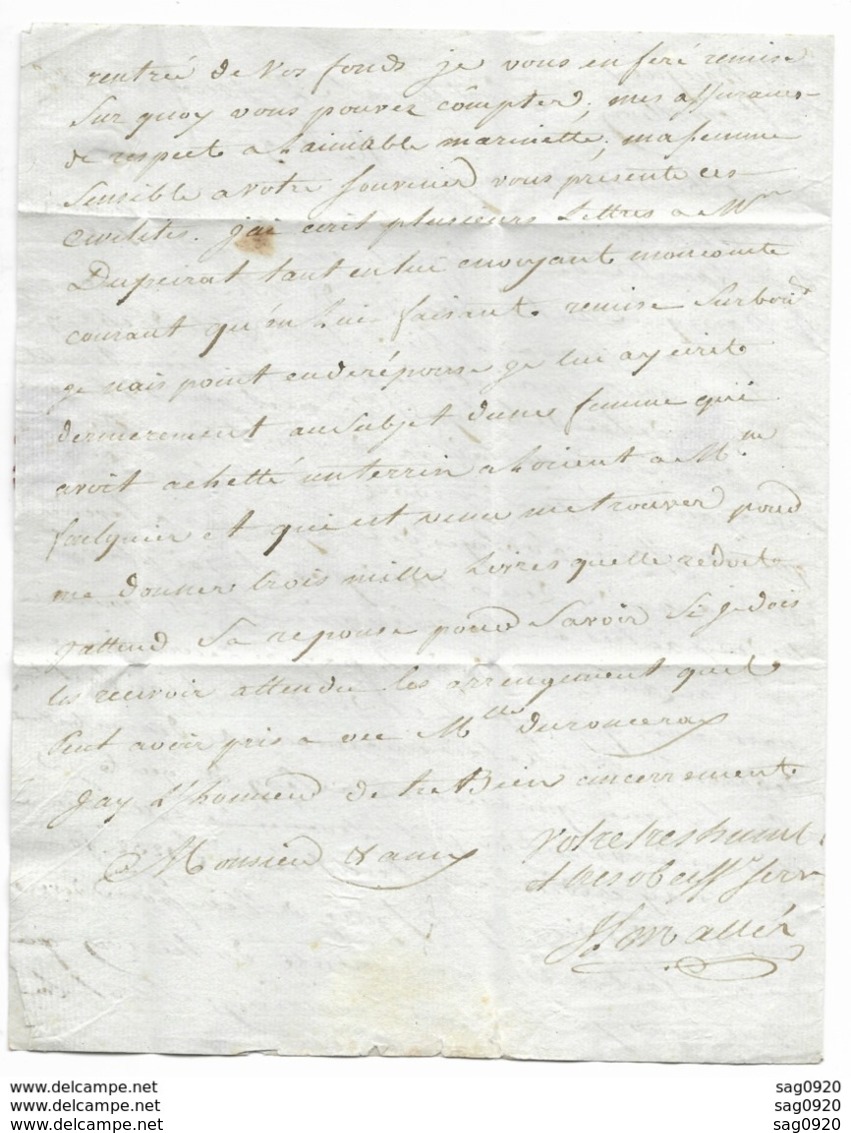 Morbihan-Lettre Avec Marque PORT.LOUIS-1786 - 1701-1800: Précurseurs XVIII