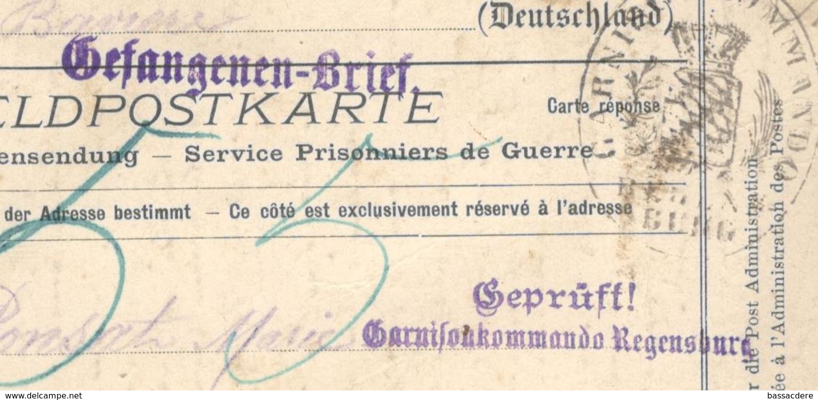 19221 - Camp De REGENSBURG - 1. Weltkrieg 1914-1918