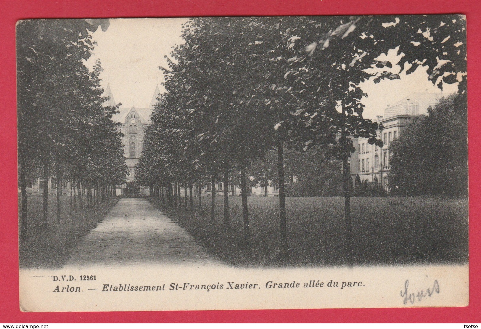 Arlon - Etablissement St-François Xavier - Grande Allée Du Parc - 1907  ( Voir Verso ) - Arlon