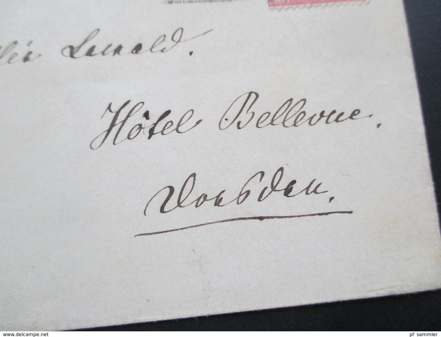 Altdeutschland NDP 1869 Nr. 16 EF Stempel Ra 2 Landeck Bad 1 / 9 An Das Hotel Bellevue - Brieven En Documenten