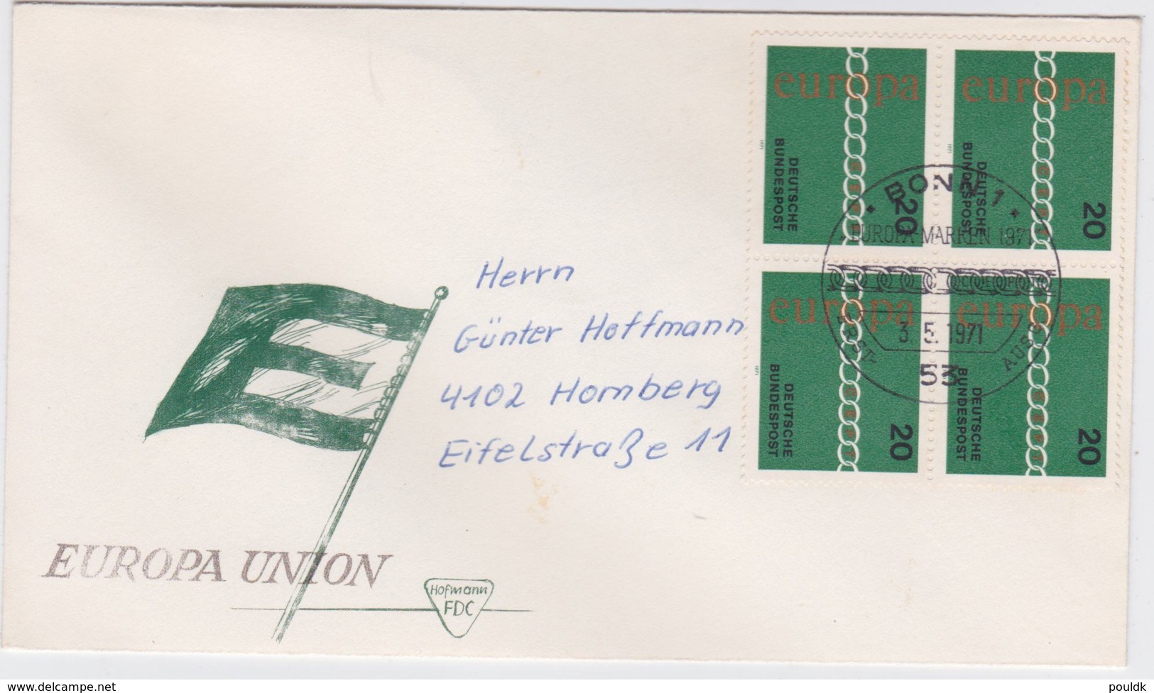 Germany 1971 FDC Europa CEPT   (G56-45) - 1971