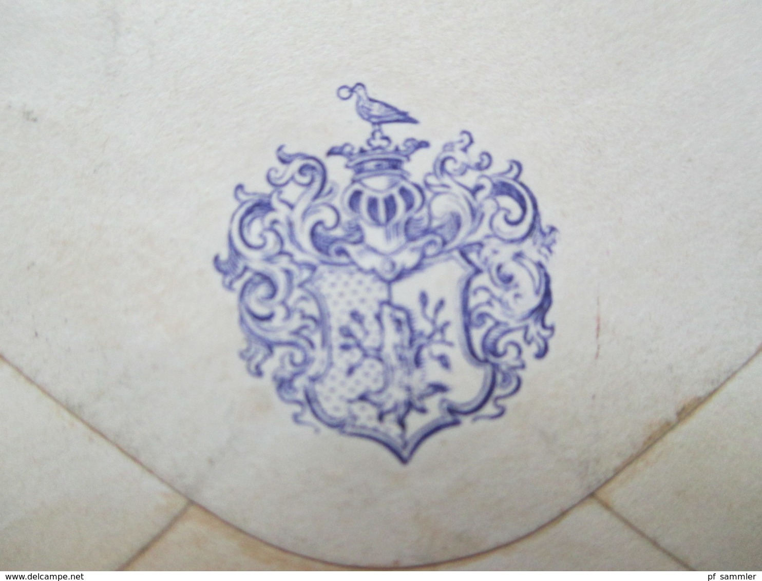 Altdeutschland NDP 1869 Nr. 16 EF Stempel Ra2 Dresden (2x) Umschlag Rückseitig Mit Adelswappen Eingedruckt!! - Briefe U. Dokumente