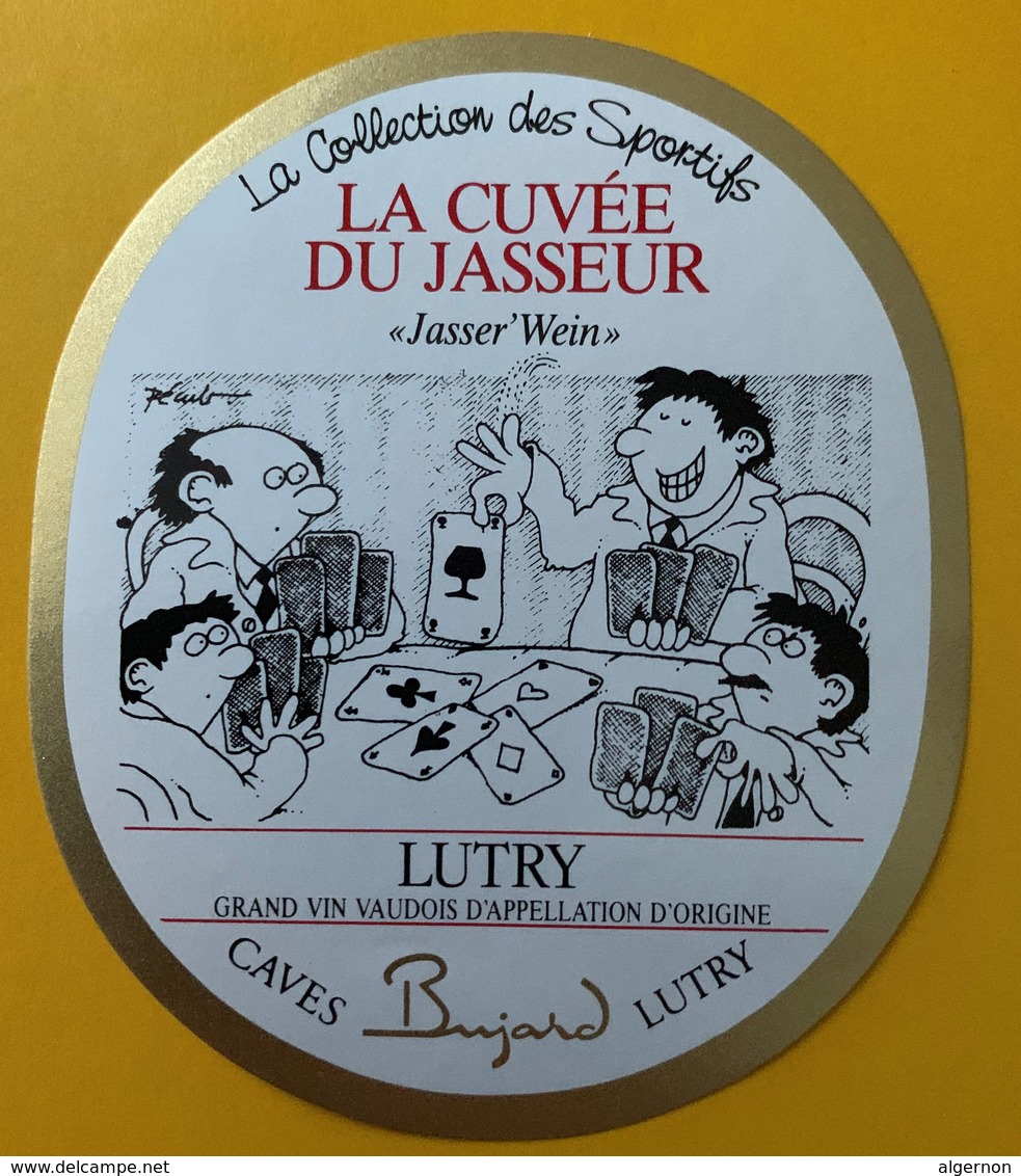 10862 - La Cuvée Du Jasseur Lutry Suisse Illustration Pécub !La Collection Des Sportifs - Autres & Non Classés