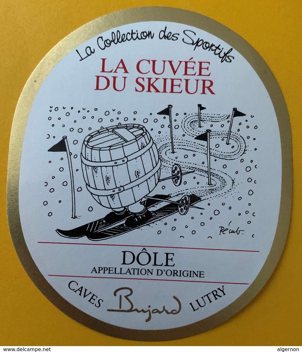 10863 - La Cuvée Du Skieur Dôle Suisse Illustration Pécub "La Collection Des Sportifs" - Autres & Non Classés