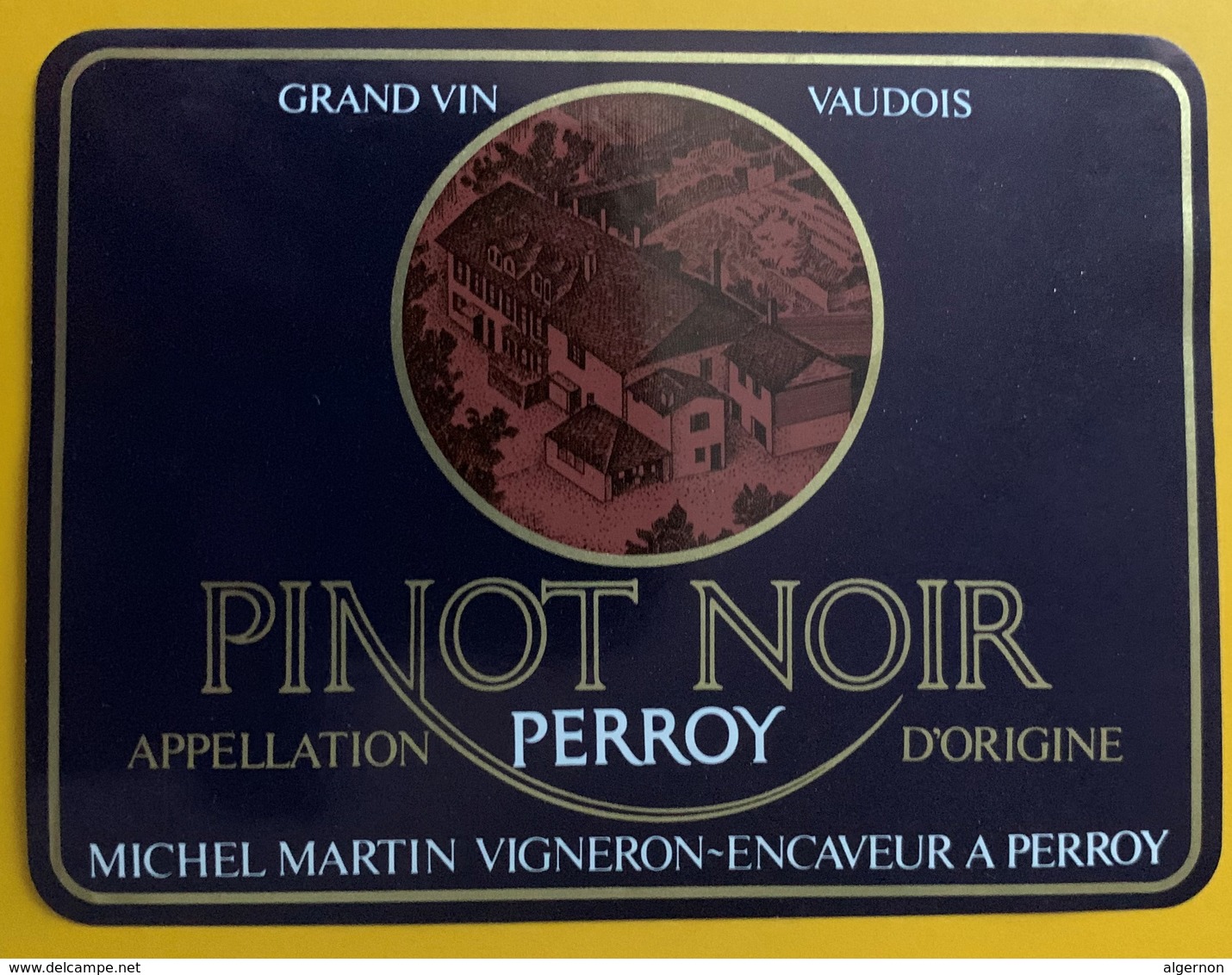 10865 - Pinot Noir Perroy Suisse Michel Martin - Otros & Sin Clasificación