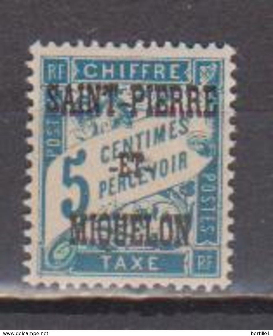 SAINT PIERRE ET MIQUELON          N°  YVERT  :  TAXE 10    NEUF AVEC  CHARNIERES      (  CH  02/29 ) - Timbres-taxe