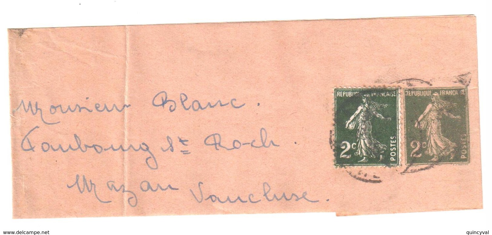 Bande De Journal Entier 2c Vert Complément Yv 278-BJ1 2c Vert Yv 278 Ob 1935 Millésime 532 Verso5 - Newspaper Bands