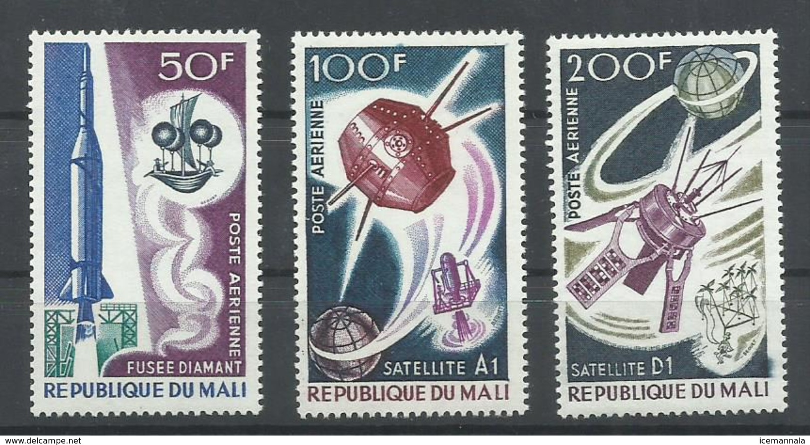 MALI YVERT  AEREO  42/44     MNH  ** - Mali (1959-...)