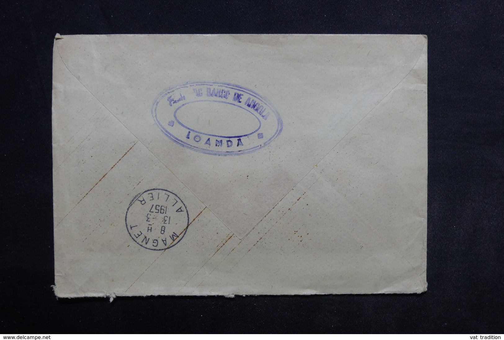 ANGOLA - Enveloppe Commerciale De Loanda En 1957 Pour La France , Affranchissement Plaisant Perforé - L 33934 - Angola