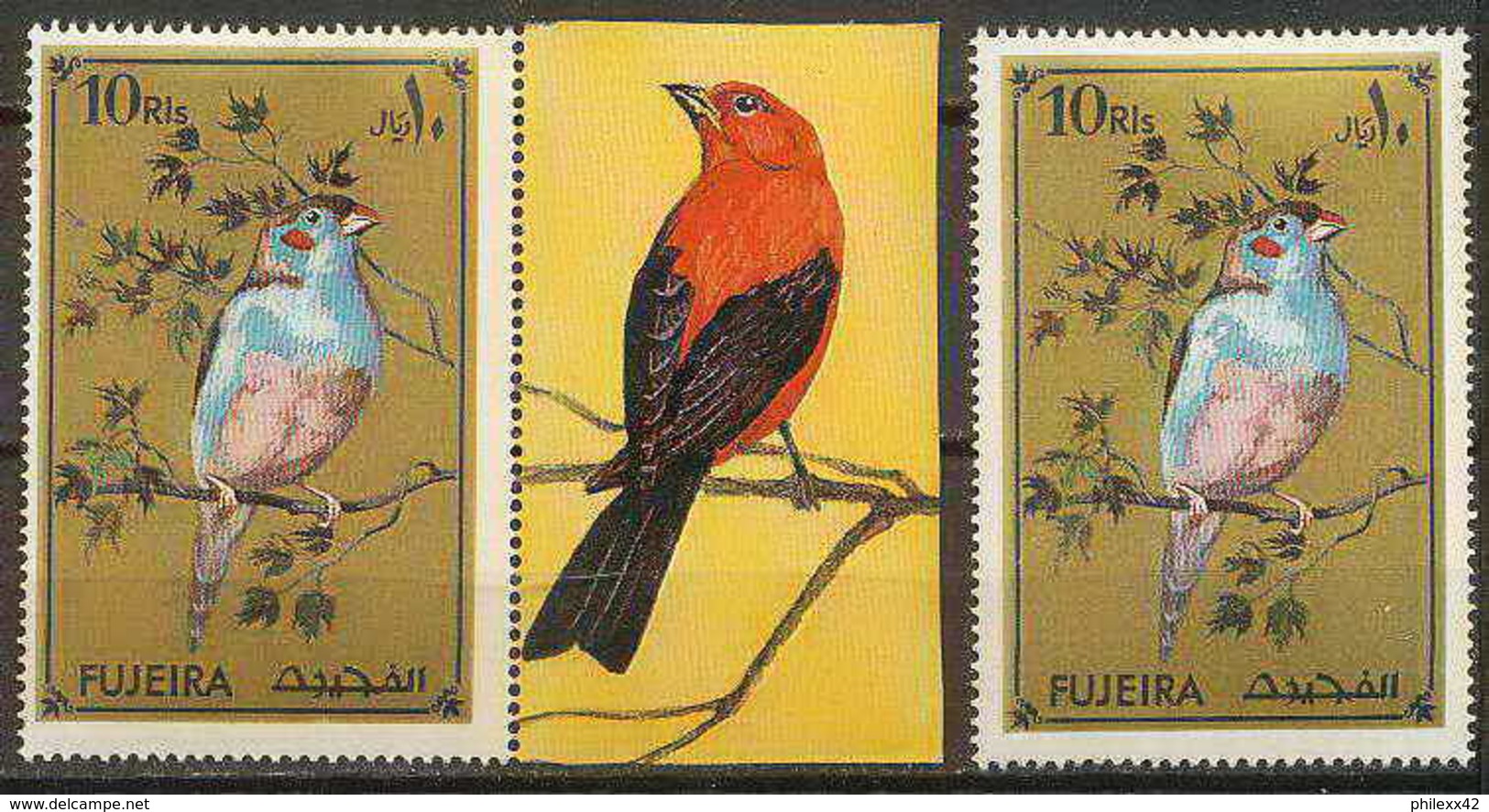 302e - Fujeira MNH ** Mi N° 857  Oiseaux (bird Exotic Birds Oiseau) - Fujeira