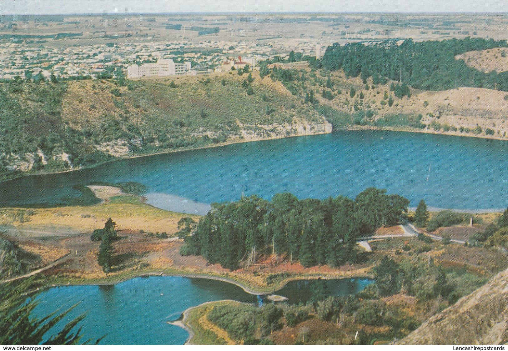 Postcard Browns And Valley Lakes Mt Gambier SA South Australia My Ref  B23692 - Mt.Gambier