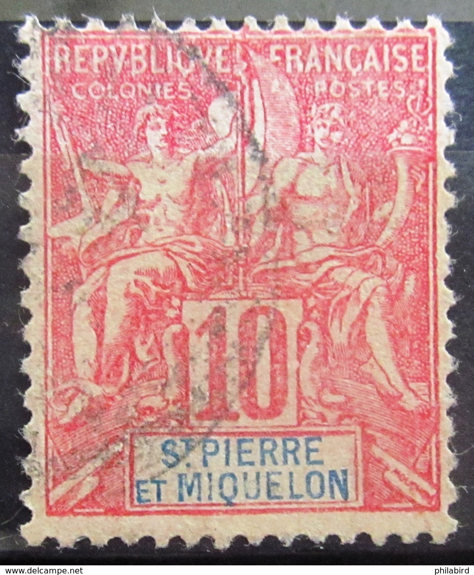 SAINT PIERRE ET MIQUELON                      N° 73                        OBLITERE - Used Stamps