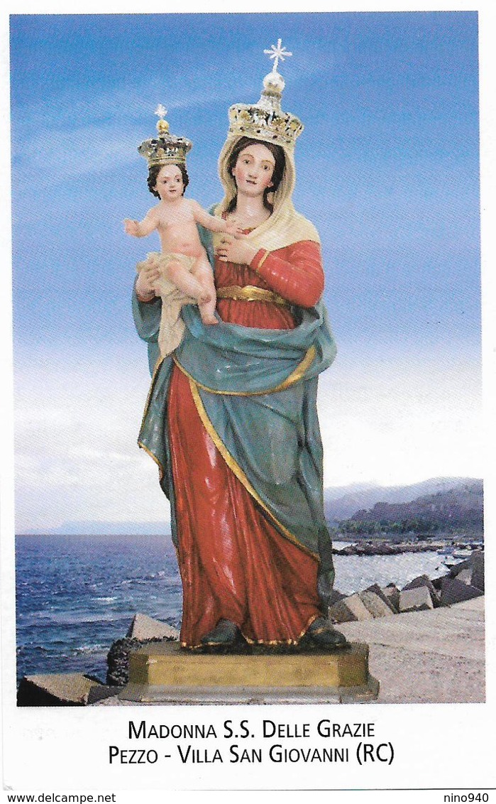 MADONNA SS. DELLE GRAZIE - Pezzo - Villa San Giovanni (RC)  - M - PR - Mm. 69 X 110 - Religione & Esoterismo