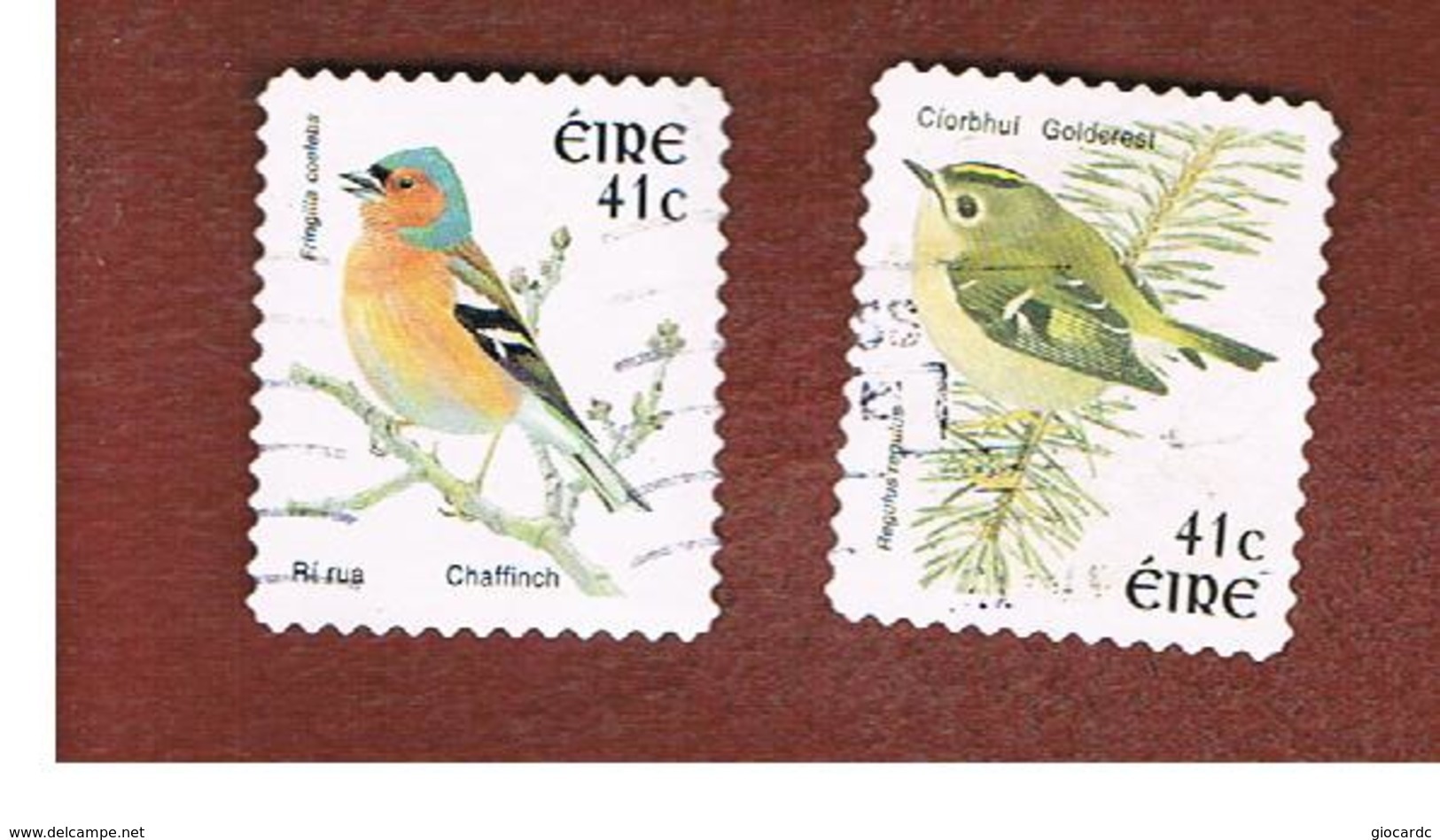 IRLANDA (IRELAND) - SG 1493.1494  -   2002    BIRDS:  - USED - Usati