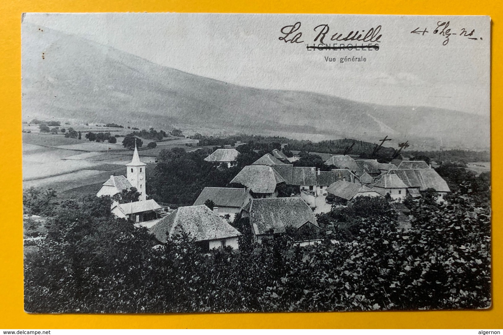 8793 -  Lignerolles Corrigé Mnauellement En La Russille Vue Générale 1911 - Lignerolle