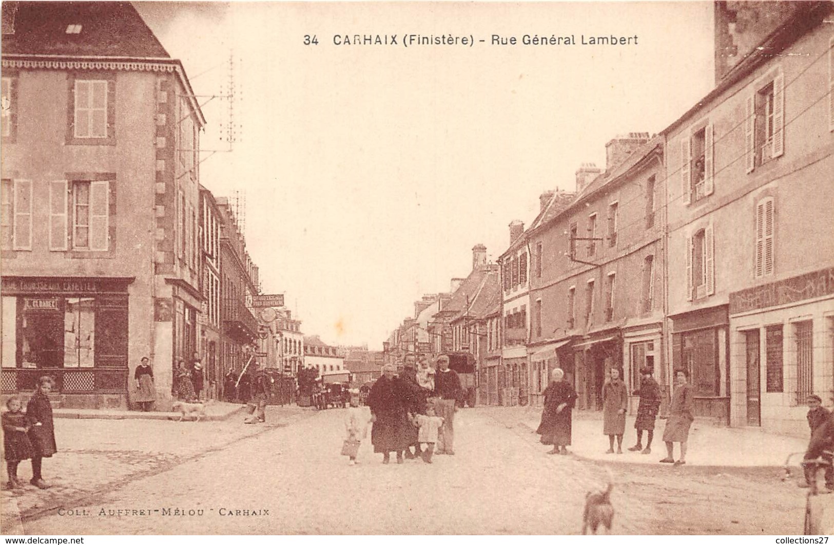 29-CARHAIX- RUE GENERALE LAMBERT - Carhaix-Plouguer