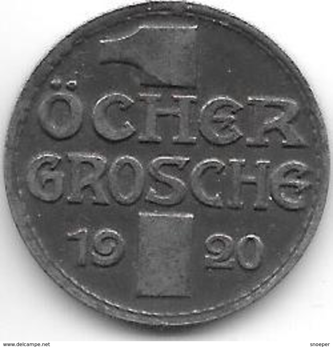 *notgeld  Aachen  1 Ocher Groschen 1920 F1.5Aa - Andere & Zonder Classificatie