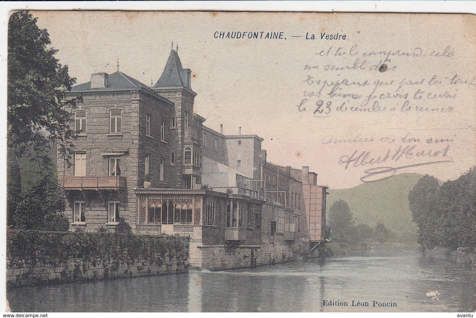 CHAUDFONTAINE / LA VESDRE 1906 / RARE - Chaudfontaine