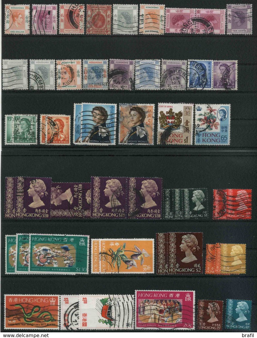 Hong Kong, Lotto Francobolli Usati - Collections, Lots & Series