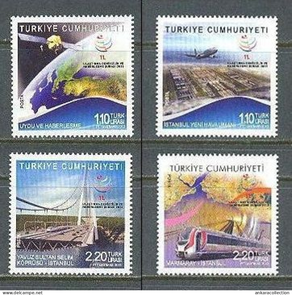 AC - TURKEY STAMP - 11th TRANSPORTATION MARITIME AFFAIRS AND COMMUNICATION FORUM 2013 MNH ​​​​​​05 SEPTEMBER 2013 - Unused Stamps