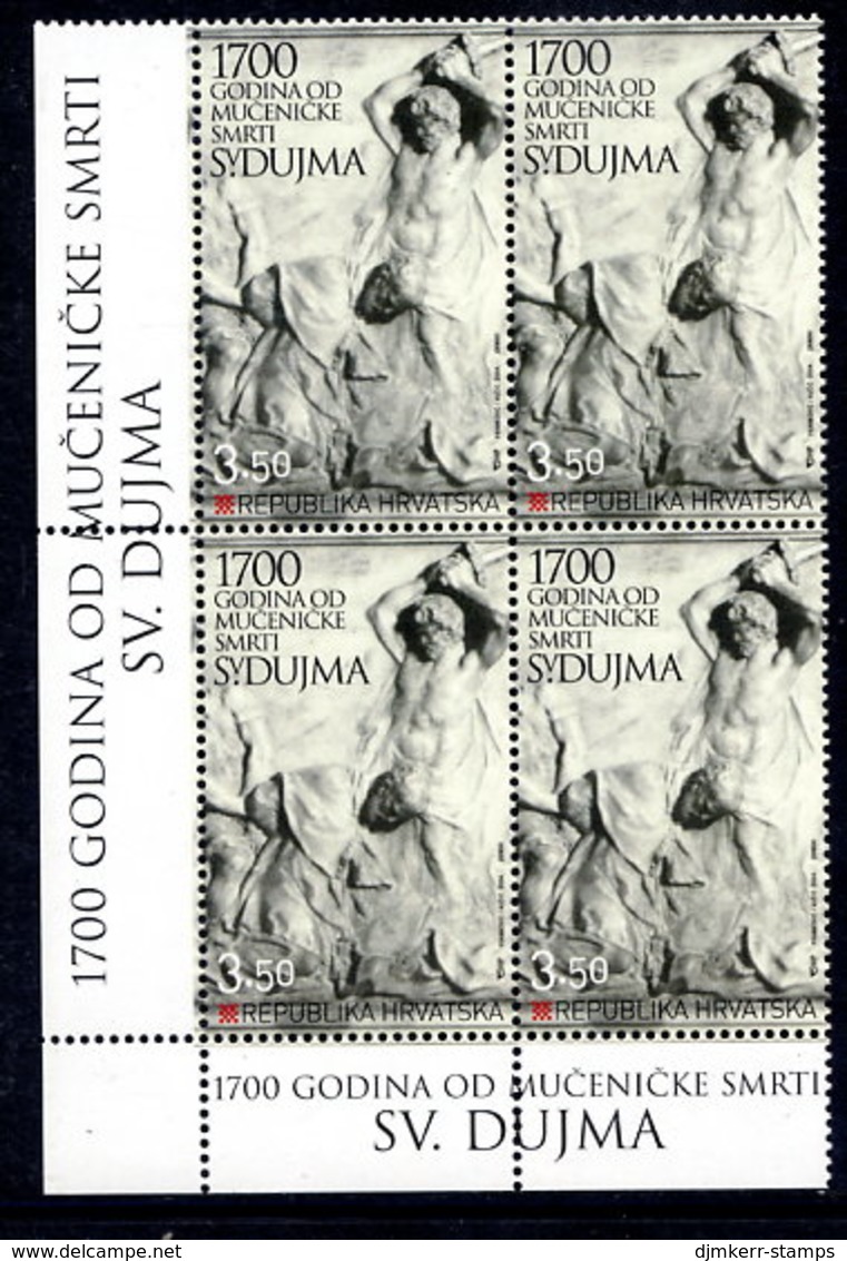 CROATIA 2004 St. Domnius 1700th Anniversary Block Pf 4 MNH / **.  Michel 683 - Croatia