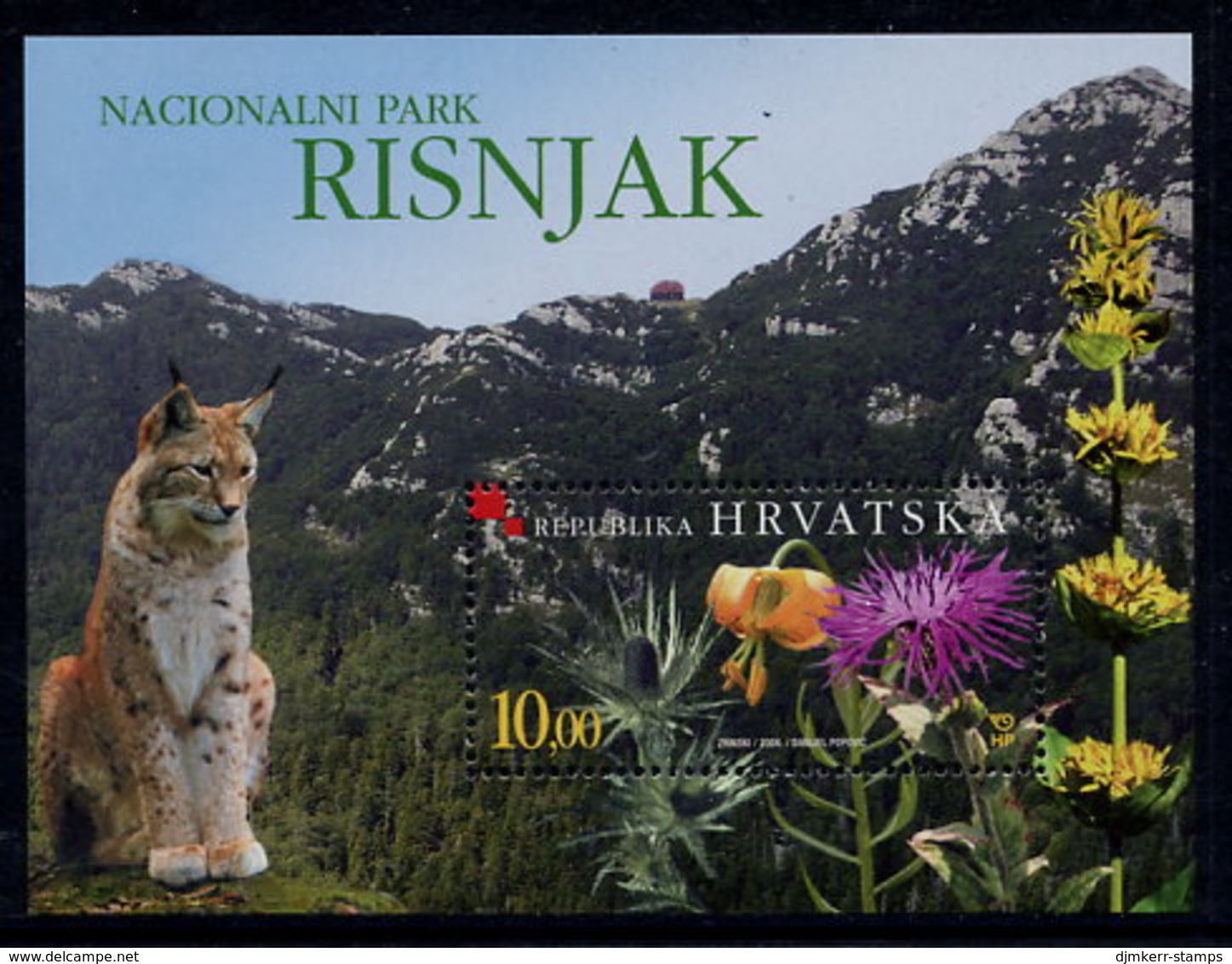 CROATIA 2004 Risnjak National Park MNH / **.  Michel  Block 24 - Croatia