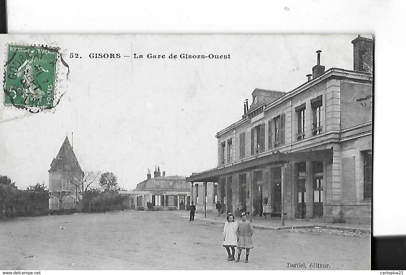 GISORS N 52   LA GARE DE GISORS OUEST   PERSONNAGES   DEPT 27 - Gisors