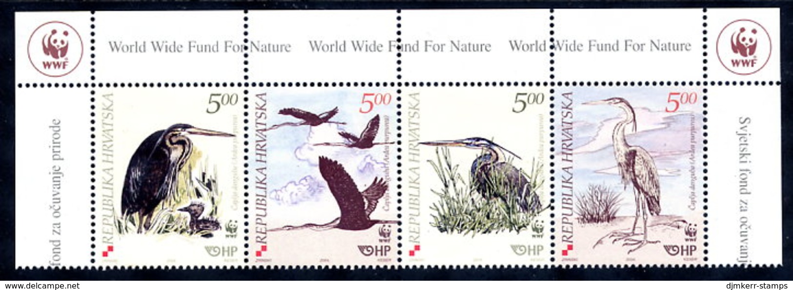 CROATIA 2004 Herons  MNH / **.  Michel  674-77 - Croatia