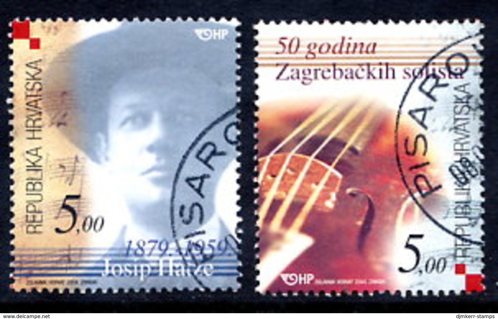 CROATIA 2004 Music Anniversaries  Used  .  Michel  670-71 - Croatia