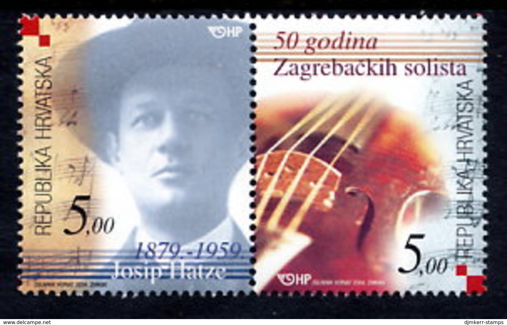 CROATIA 2004 Music Anniversaries  MNH / **  .  Michel  670-71 - Croatia