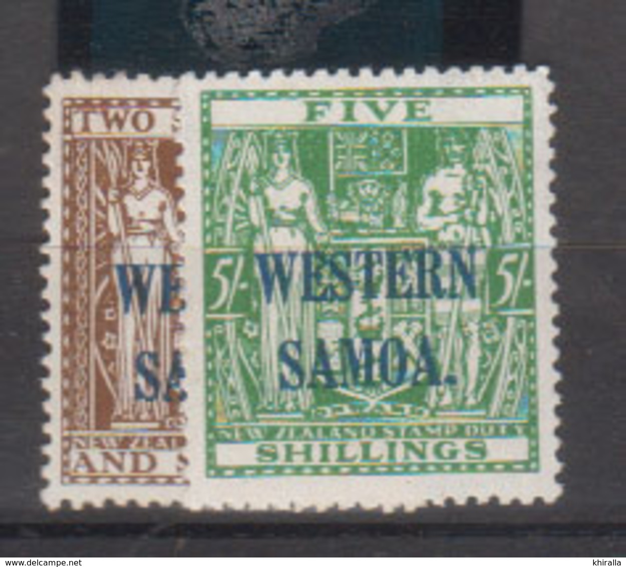 SAMOA         1945           N. 143A / 143B  COTE   15 , 00     EUROS     ( W 32 ) - Samoa