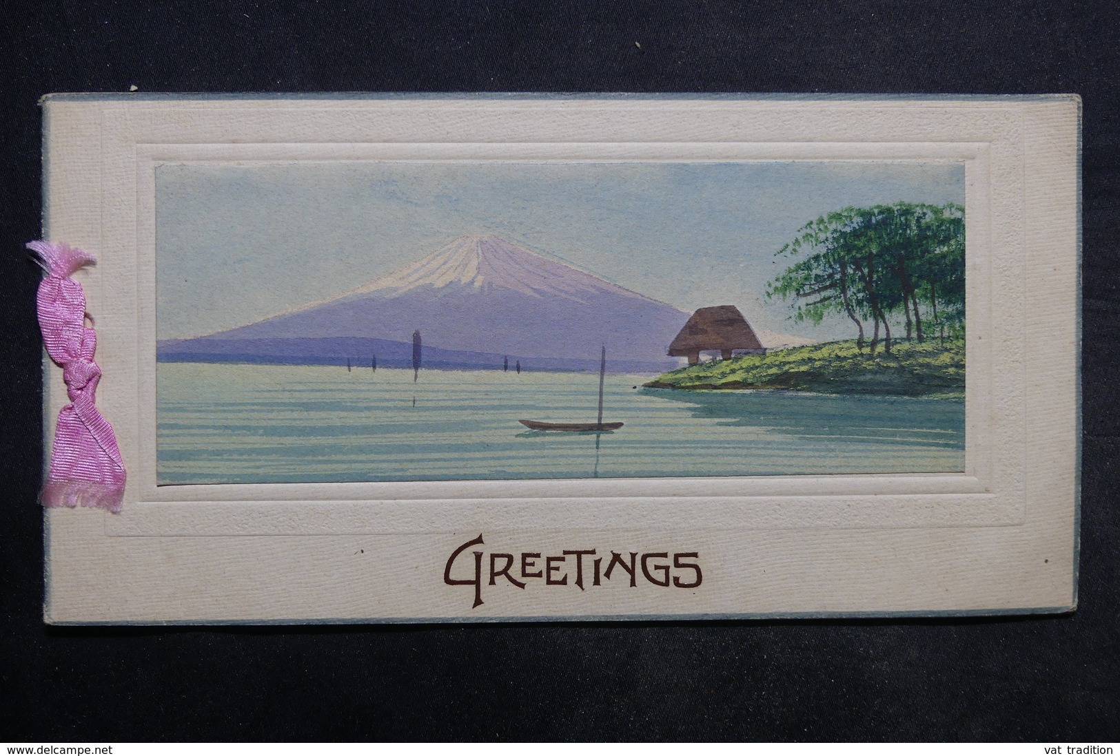 JAPON - Carte De Meilleurs Vœux En 1919 , Illustration Asiatique - L 33984 - Collections