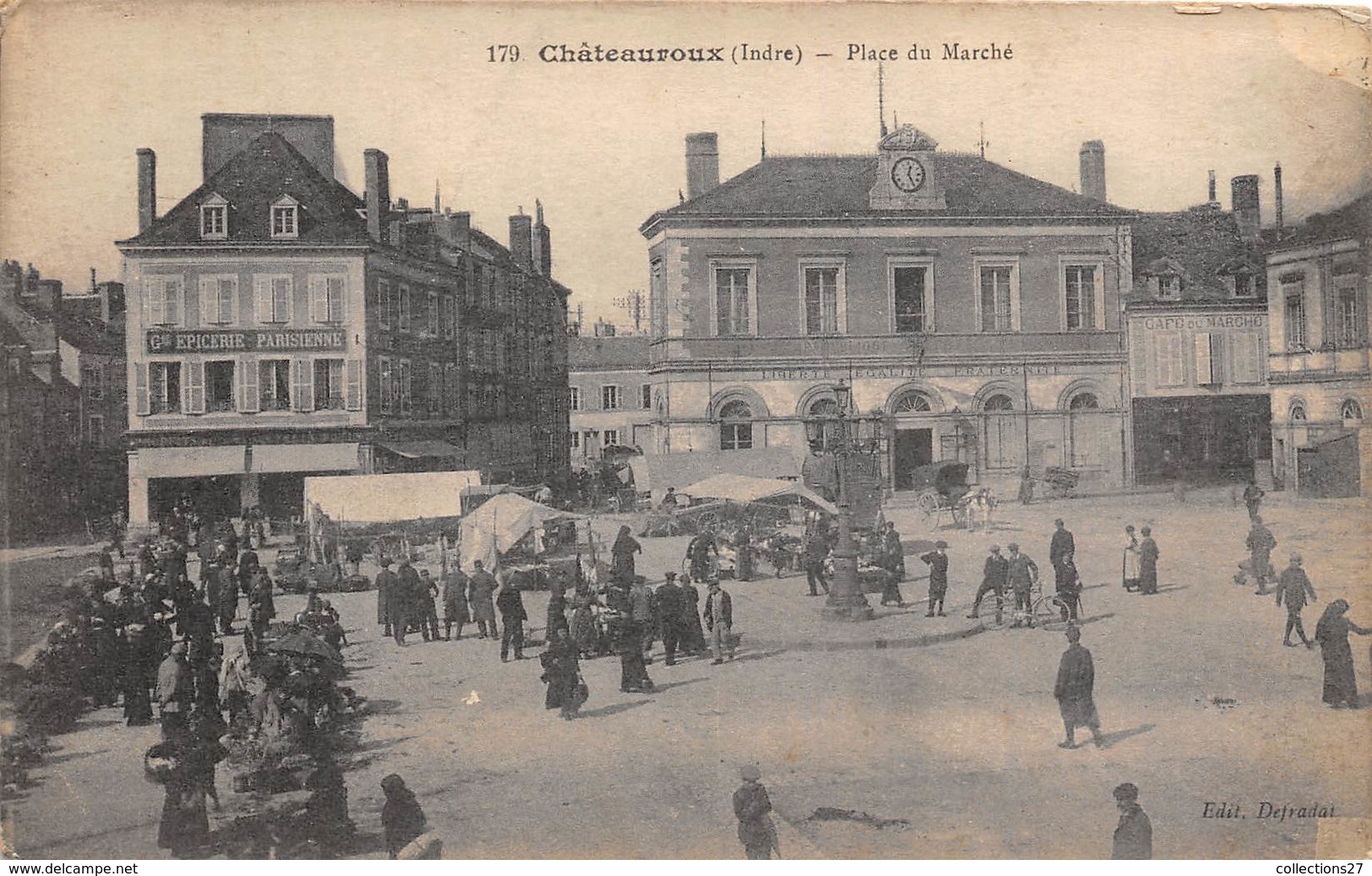 36-CHATEAUROUX- PLACE DU MARCHE - Chateauroux