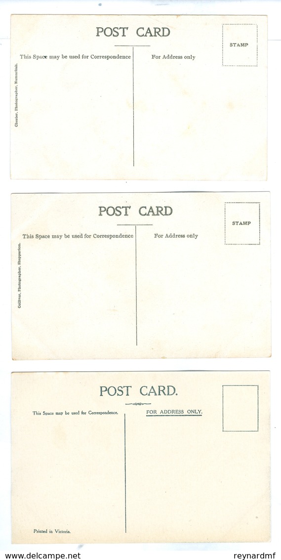 1900-1920 Australia, Victoria view pcs inc Bendigo, Hamilton, Shepparton, Camperdown (57 pcs) unused.