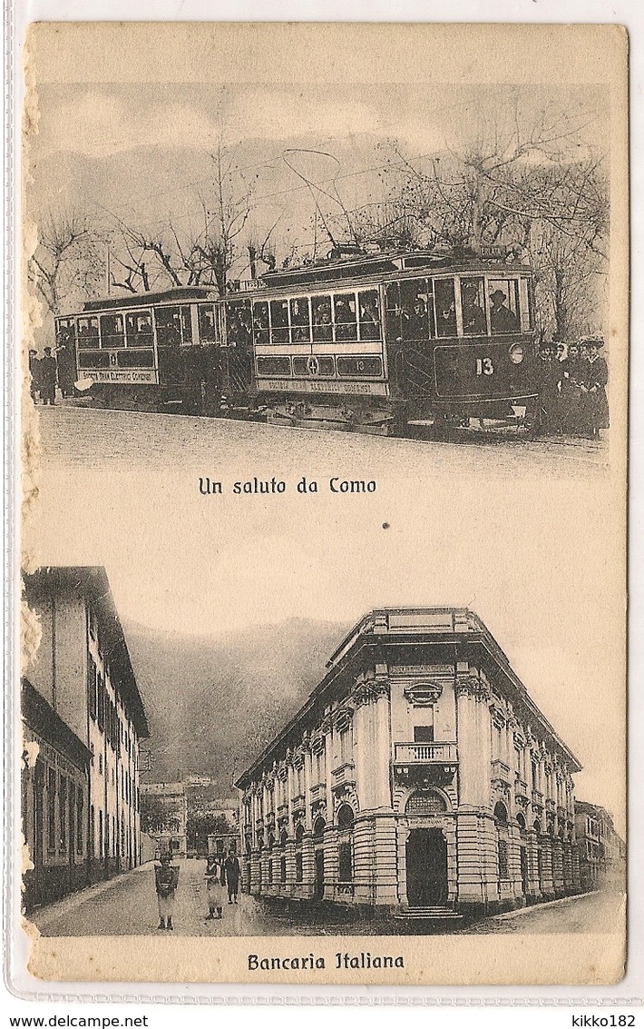 Antica Cartolina COMO - TRAM - Como