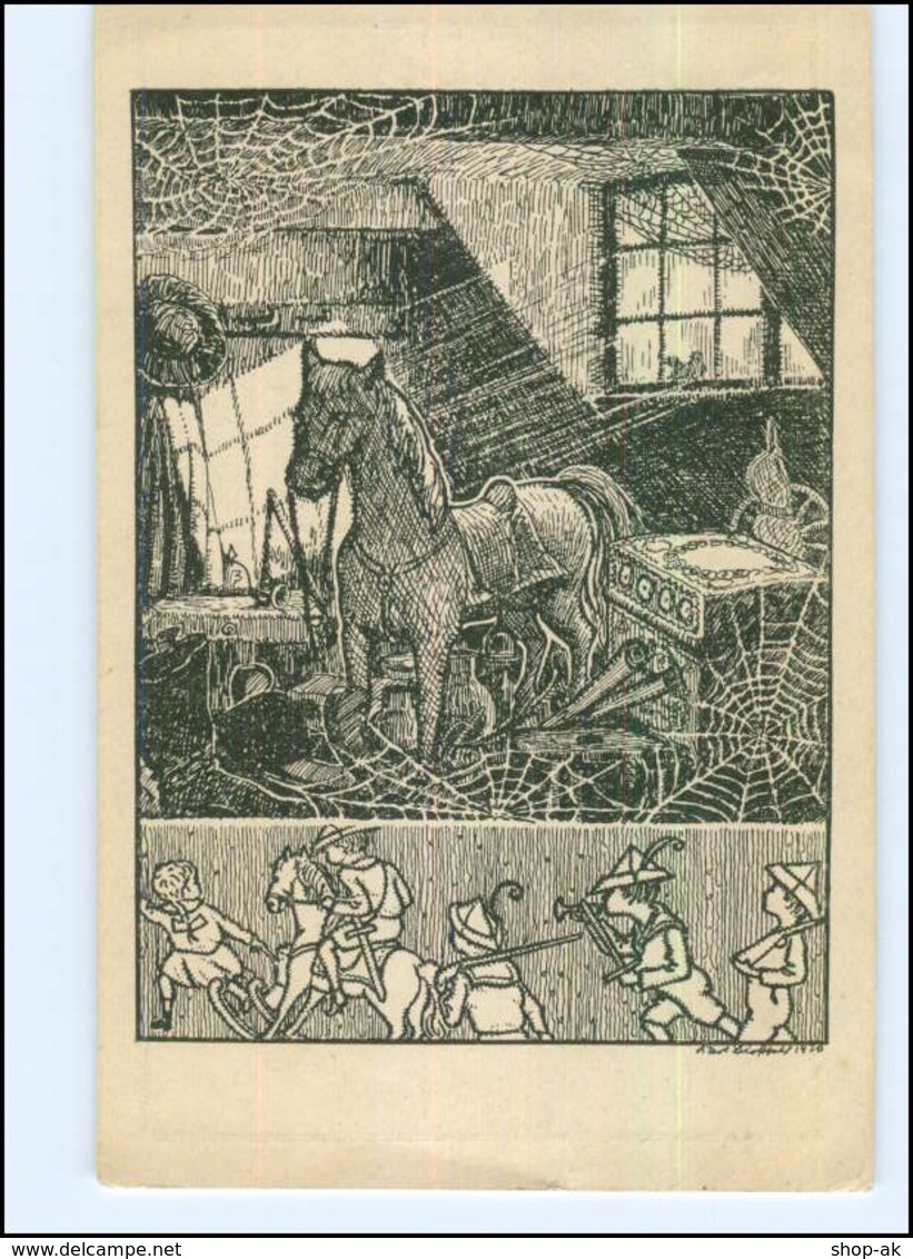 Y13080/ Märchenland Märchen Vom Schaukelpferd Von Karl Bloßfeld AK 1920 - Fairy Tales, Popular Stories & Legends