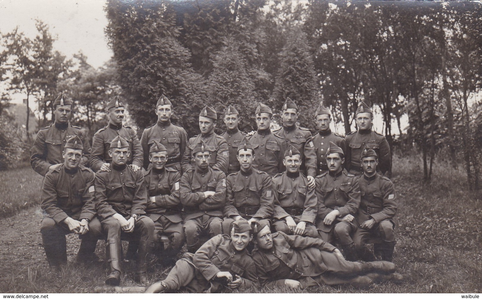 Soldat Militaire Belge Brasschaat Photo Carte 1920 - Autres & Non Classés