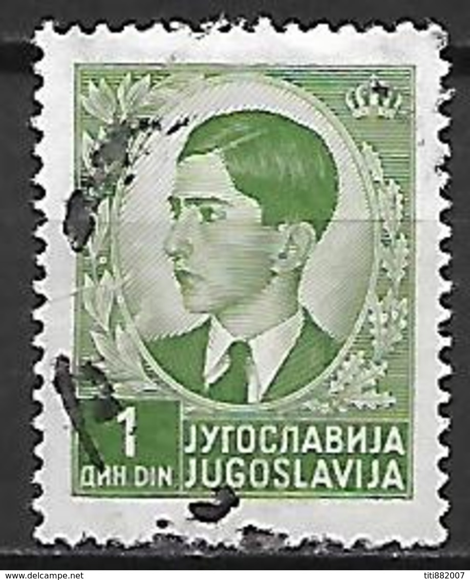 YOUGOSLAVIE   -    1939.   Y&T N° 359 Oblitéré.    Roi Pierre II - Gebraucht