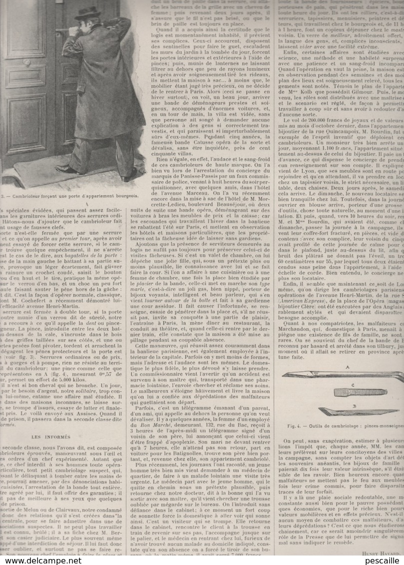 L'ILLUSTRATION 07 12 1901 - SOURDS MUETS - STATUE DE VERCINGETORIX PAR BARTHOLDI - CAMBRIOLAGE - METROPOLITAIN PARIS ...