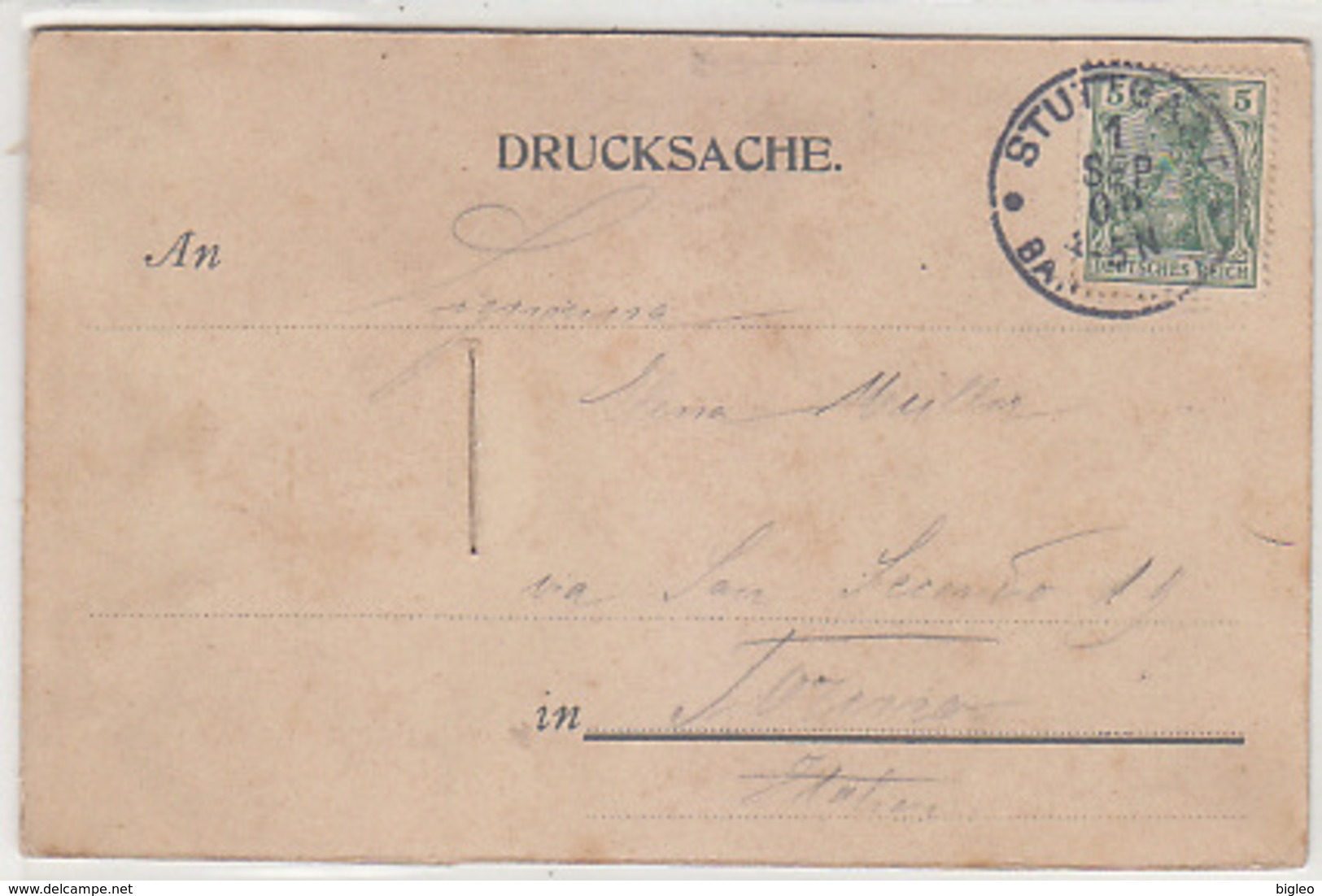 Stuttgart - Restaurant Schwabenburg - Klappkarte Mit Grüssen Vom Schwabenbräu - 1905        (A-92-180613) - Stuttgart