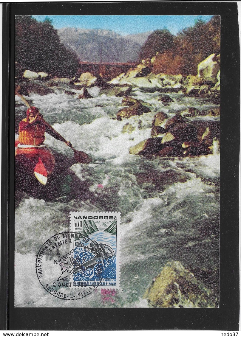 Thème Canoë - Jeux Olympiques - Sports - Carte Maximum - Canoe