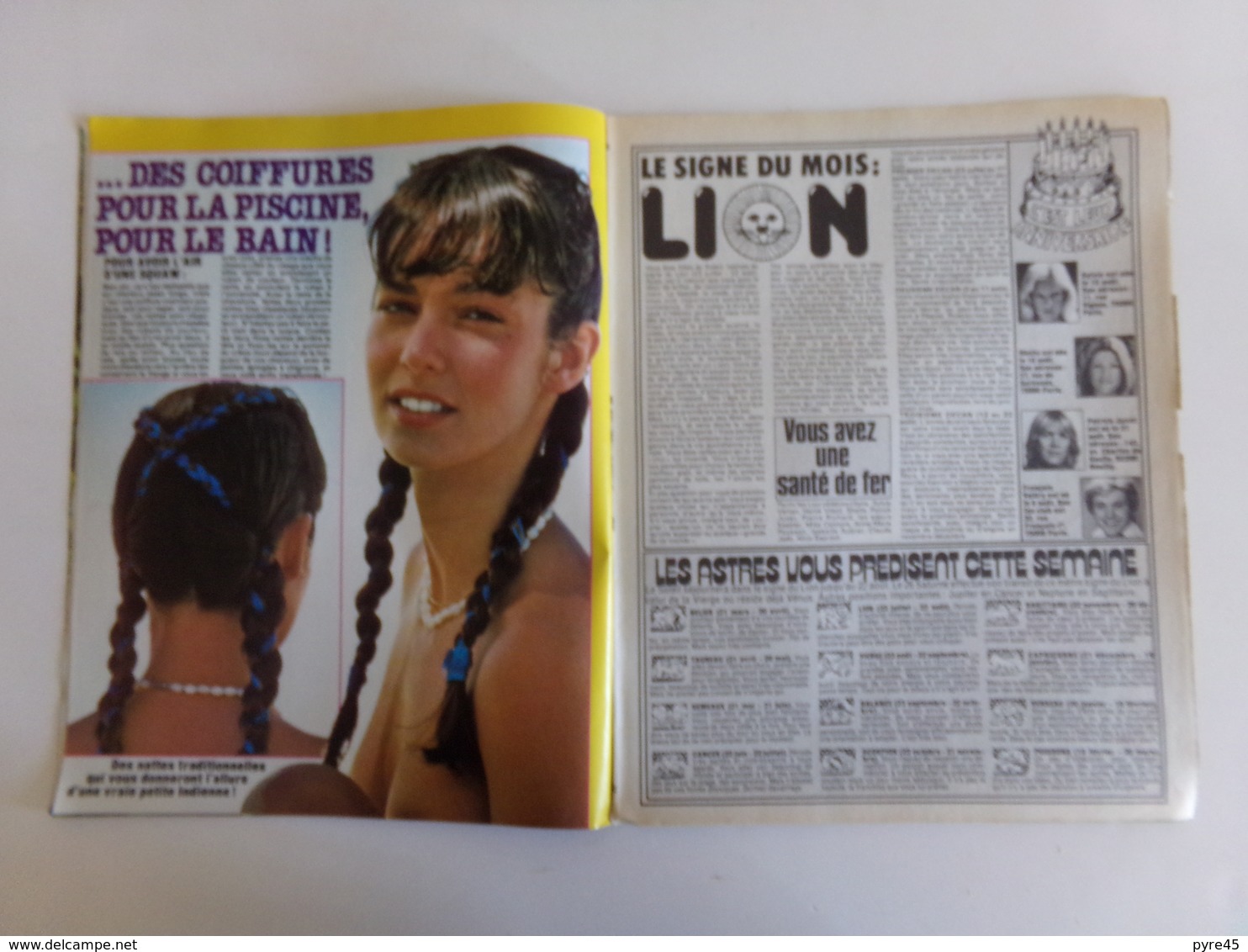Revue " Ok age tendre " n° 132, 1978, Thierry Le Luron, Sophia Loren, Jairo ...