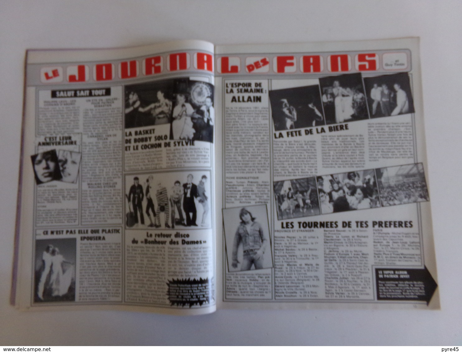 Revue " Salut " n° 64, 1978, Johnny, William Sheller, Michael Zager, Les Stones ...