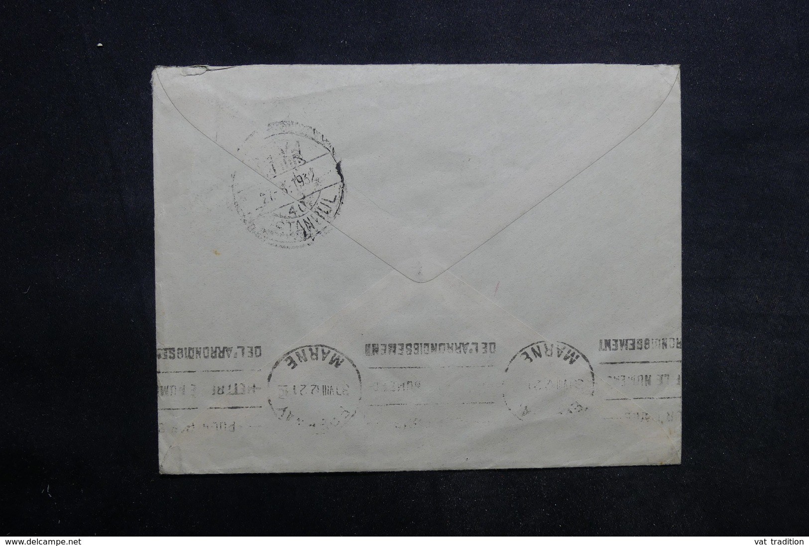 TURQUIE - Enveloppe Pour La France En 1921 , Affranchissement Plaisant - L 34038 - Covers & Documents
