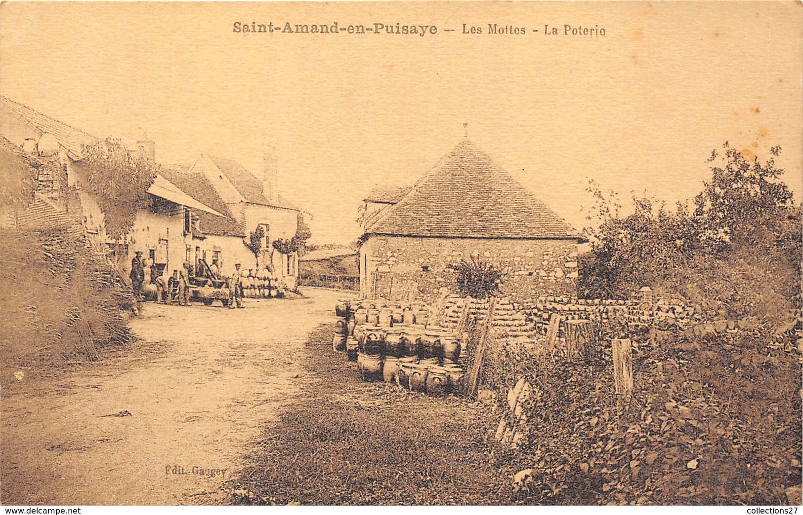 58-SAINT-AMAND-EN-PUISAYE-LES MOTTES- LA POTERIE - Saint-Amand-en-Puisaye